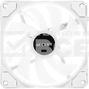 Вентилятор для корпуса Accord ACC-XF12 ARGb 120х120x25 белый 3-pin 23.7дБ (ACC-XF12 ARGb белый) brown box