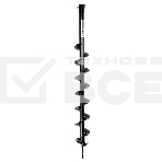 Шнек для грунта Denzel E-80, диаметр 80 мм, длина 800 мм, соединение 20 мм, несъемный нож, фото2