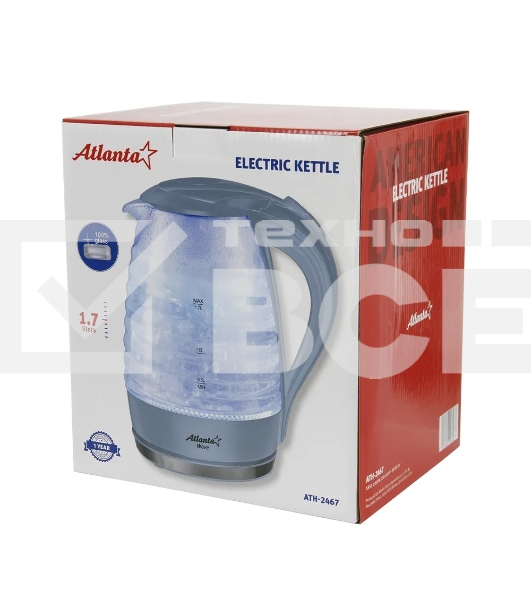 Чайник электрический ATLANTA ATH-2467 синий