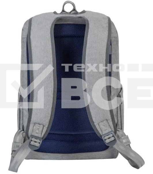 Рюкзак для ноутбука 15.6' Riva 7760 серый полиэстер