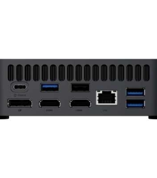 Компьютер Chuwi AuBox Intel Core Ultra 7 256V(2.2Ghz)/16384Mb/1000PCISSDGb/Int:Intel Iris Xe Graphics/BT/WiFi/war 1y/0.865kg/Gray/Win11Pro + DDR5 (no Slots)/USB3.2*5/HDMI*2/DP*1/RJ45*1/WIFI6E,BT5.3/Tipe-C*2/bracket/Aluminum Alloy + Galvanize