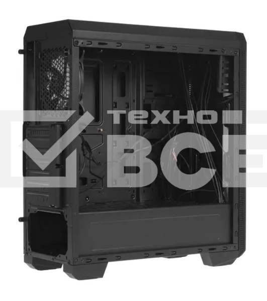 Компьютерный корпус MidiTower Aerocool / Formula GENESIS-G-BK-v2 (ATX, USB3x2, USB2x2, ARGB fan x1, без БП) (4711099473892)