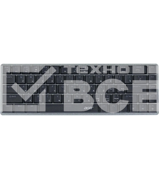 Клавиатура Acer OKW302 (ZL.KBDCC.01C) проводная, USB, серебристый