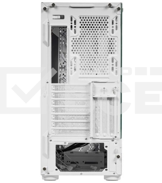 Компьютерный корпус PcCooler ME200 MESH WH белый-черный без БП ATX 3x120mm 2xUSB3.0 audio bott PSU