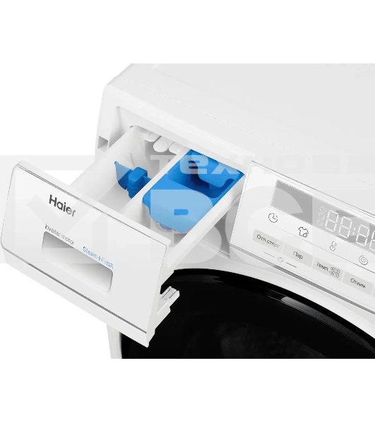 Стиральная машина Haier HWD70-BP14929B белый, загрузка фронтальная, 7 кг, 4 кг - сушка, 1400 об/мин, класс: B