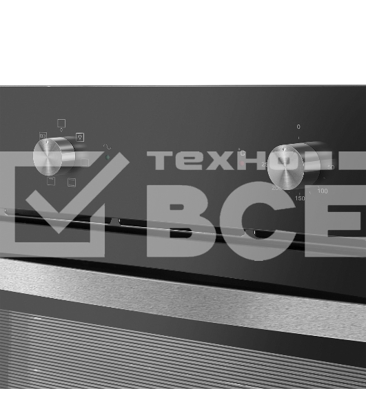 Духовой шкаф электрический встраиваемый HOMSair OES660BK01 чёрный