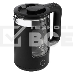 Чайник электрический Energy E-256, 1500Вт, 1,5л, стекло, черный, фото6