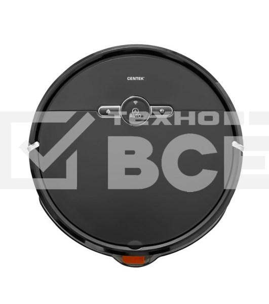 Робот-пылесос Centek CT-2702 черный, 4400 мAч Li-ion, уборка сухая/влажная, пылесборник контейнер 0,6 л