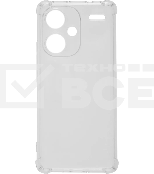 Чехол (клип-кейс) BoraSCO для Xiaomi Redmi Note 13 Pro + прозрачный