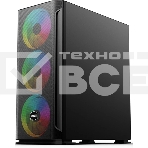 Компьютерный корпус SOEYI 'AX1-B10 SOEYI ATX case with черный coating front panel with flat small mesh, without', фото4