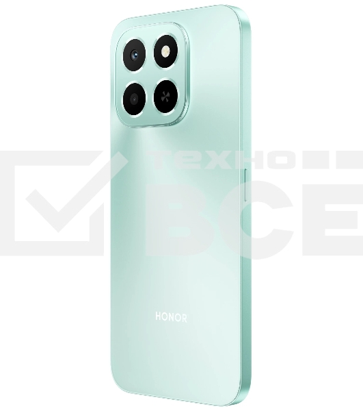Смартфон HONOR X6c 6/128Gb, CYAN (зеленый, цвета морской волны, океанический голубой)