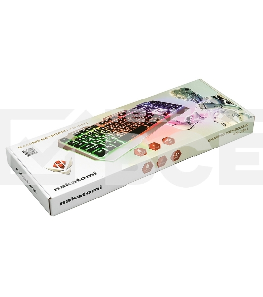 Клавиатура проводная NAKATOMI KG-35U черный