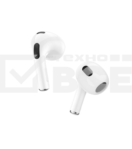 Наушники TWS Borofone BW13 белый, вкладыши, Bluetooth, сенсорное управление, до 4 ч