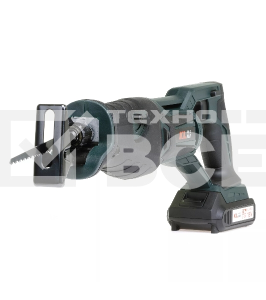 Профессиональная пила сабельная бесщеточная KLPRO KLTKT18B-20 (18 В, Li-ion-2шт, 2.0А·ч, полотна дерево/металл, ЗУ, сумка)