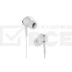 Наушники-гарнитура OLMIO Fly 3.5мм, белые, с микрофоном и кнопкой ответа, фото4