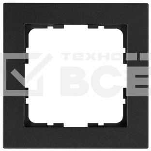 Рамка Jasmart 1-м G-Classic антрацит