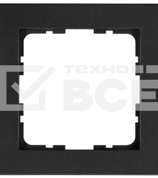 Рамка Jasmart 1-м G-Classic антрацит