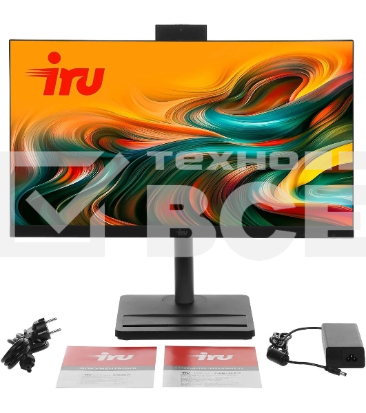 Моноблок IRU Tactio 24ID 24.5' Full HD i3 1215U (1.2) 8Gb SSD 256Gb UHDG Win 11Pro 64 GbitEth WiFi BT 90W Cam черный 1920x1080