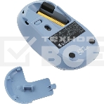 Мышь беспроводная Logitech M221 голубой, 1000 dpi, радиоканал, USB, кнопки - 3, фото5