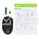 Мышь беспроводная Acer OMR070 черный, 1600 dpi, радиоканал, Bluetooth, USB, кнопки - 6, фото5