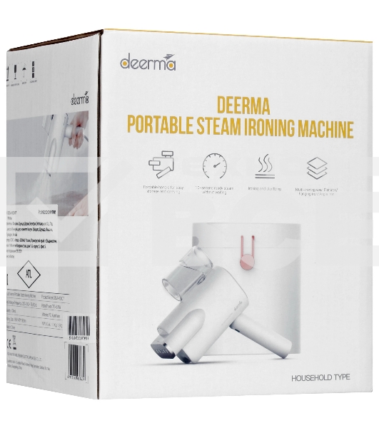 Отпариватель Deerma Garment Stremer HS007 белый, 800 Вт, 30 г/мин, 100 мл