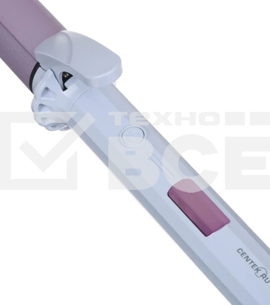 Щипцы для завивки волос Centek CT-2097 белый/сиреневый, 32 мм, 210 °C, 5 режимов