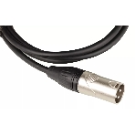 Кабель микрофонный FORCE FMC-05/1.5XLR (M) - XLR (F), высококачественный балансный, малошумящий с проводниками из безкислородной меди OFC, диаметр 6 мм, профессиональные металлические разъемы, длина 1,5 м, цвет черный, фото2
