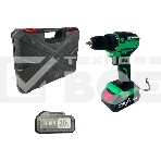 Дрель-шуруповерт Zitrek Greenpower 20 Pro 063-4061, Аккумуляторная, 20В, 2 АКБ, Кейс, фото 1