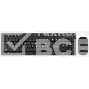 Клавиатура + мышь Оклик S255W клав:черный мышь:черный USB беспроводная Multimedia (1909361)