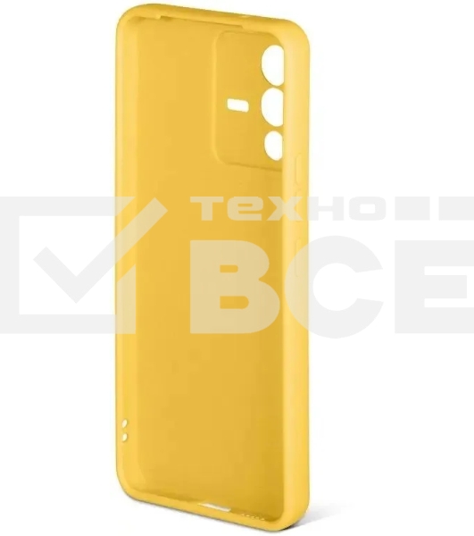 Чехол (клип-кейс) DF vCase-07 для Vivo V23 желтый