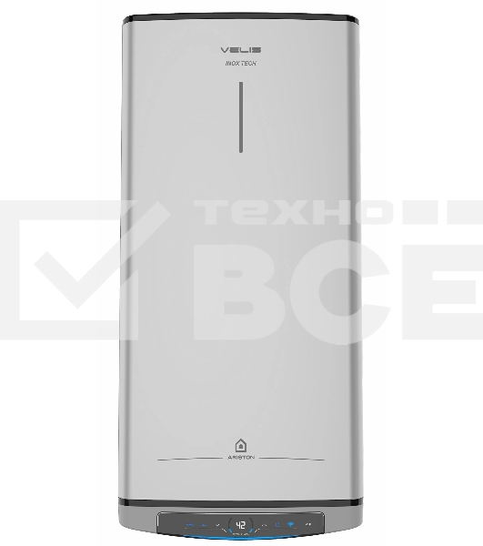 Водонагреватель Ariston Velis Lux Inox PW ABSE WIFI 50 2.5кВт 50л электрический настенный/серый