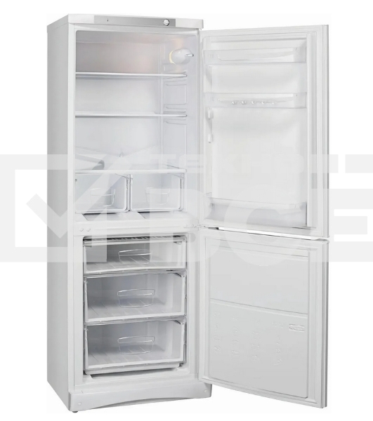 Холодильник Indesit ES 16 A белый двухкамерный 193/85л морозилка снизу, ручная разморозка