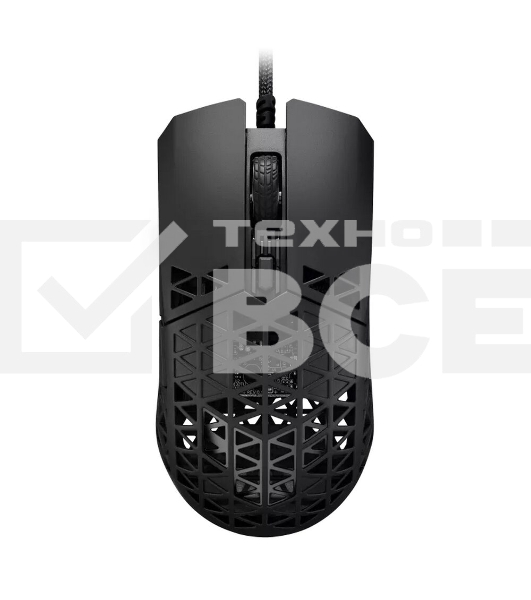 Мышь проводная ASUS TUF Gaming M4 Air черный, 16000 dpi, USB, кнопки - 6