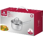 Ковш Rondell Solo RDS-1601, 1.3л, с крышкой, стальной, фото2