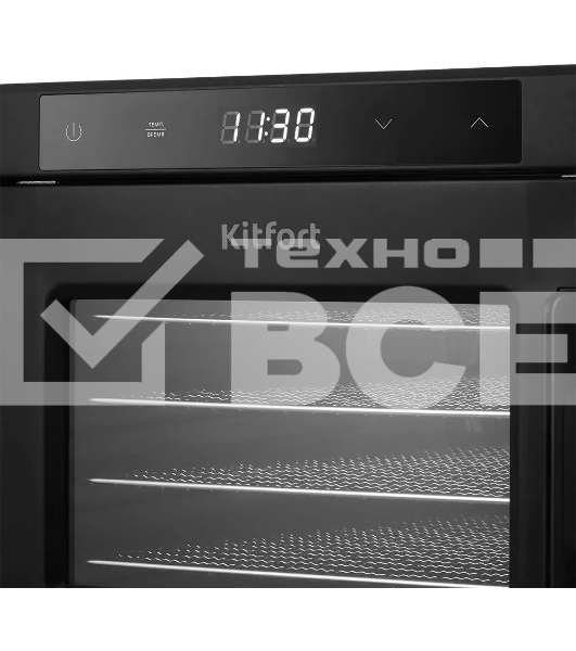 Сушка для фруктов и овощей Kitfort КТ-1964 18под. 600Вт черный