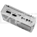 Радиоприемник портативный Hyundai H-PSR160 серебристый USB microSD, фото6