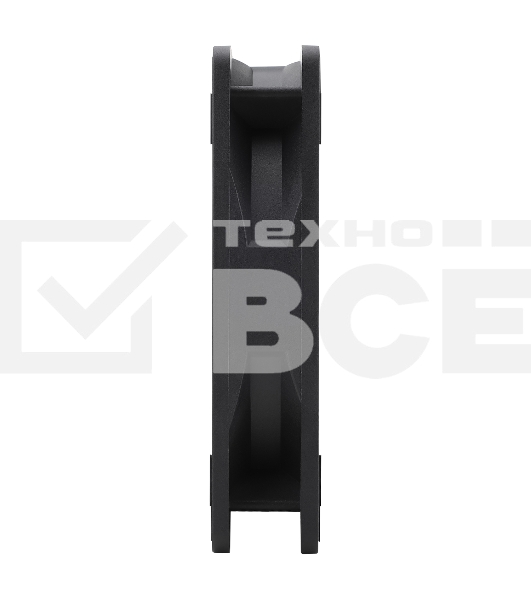 Кулер для корпуса Thermaltight TL-C12C-S (120x120x25мм, 4-pin PWM, ARGB, 66.17CFM, 25.6dBA, 1550RPM, черный)