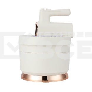 Миксер с чашей Centek CT-1129 бежевый/золотой хром, 800 Вт