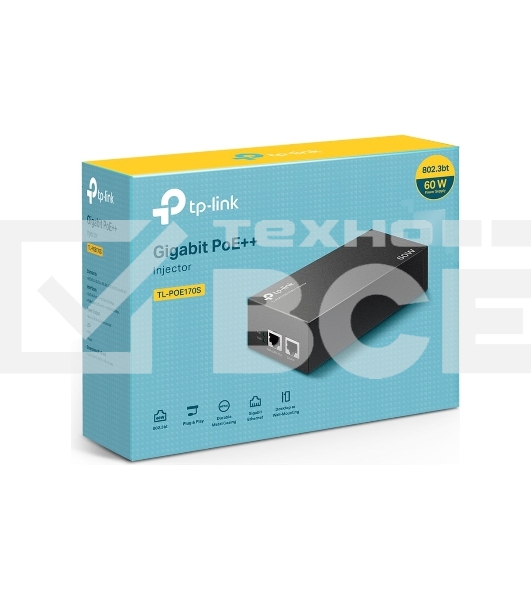 Инжектор PoE++ TP-Link TL-POE170S