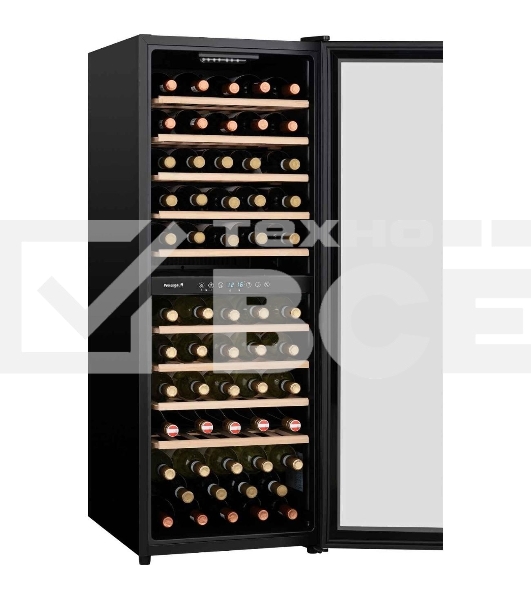 Винный холодильник Weissgauff WWC-77 DB DualZone черный