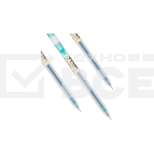 Ручка гелевая Deli A119-GN прозрачный, зеленые чернила, линия 0.5мм