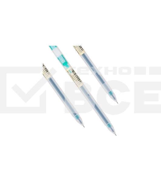 Ручка гелевая Deli A119-GN прозрачный, зеленые чернила, линия 0.5мм