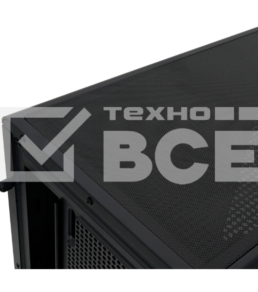 Компьютерный корпус HSPD M510, Mesh Mid Tower, черный, TG, 0.5 SPCC, 4x120мм ARGB ATX, mATX, mITX 180/280/160мм 1x2.5', 1x3.5', 7xPCI 2xUSB-A 3.0 517x277x418мм