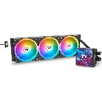 Система жидкостного охлаждения Thermaltake MAGFloe 360 Ultra ARGB Soc-AM5/AM4/1200/1700/1851 черный 4-pin 30.6dB Al+Cu LCD Ret (CL-W432-PL12SW-A), фото 1