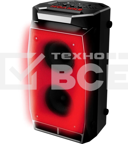 Колонка портативная Ural Молния 900 черный 90W 2.0 BT/3.5Jack 4000mAh