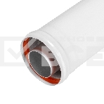 Удлинитель коаксиального дымохода раструбн. Royal Thermo 60/100, 250 мм, фото3