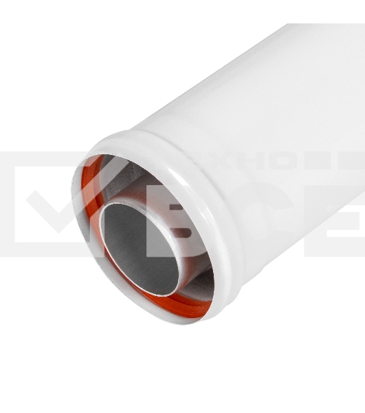 Удлинитель коаксиального дымохода раструбн. Royal Thermo 60/100, 250 мм