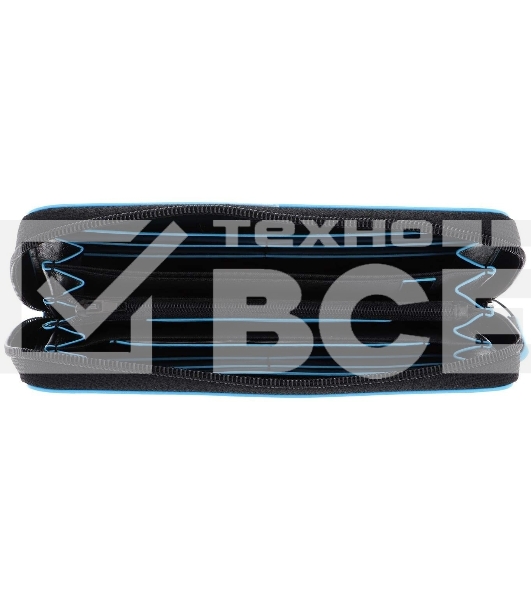 Кошелек женский Piquadro Blue Square, черный, 19x10x2,2 см