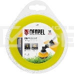 Леска для триммера Denzel круглая 3 мм х 15 м, блистер FLEX CORD, фото2