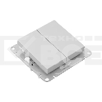 Механизм выключателя EKF UP1-SWA-20 Эпика двухклавишный, алюминий, фото9